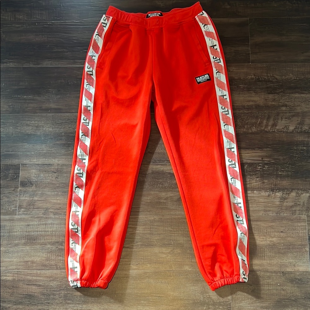 Hustler Red Track Pants
